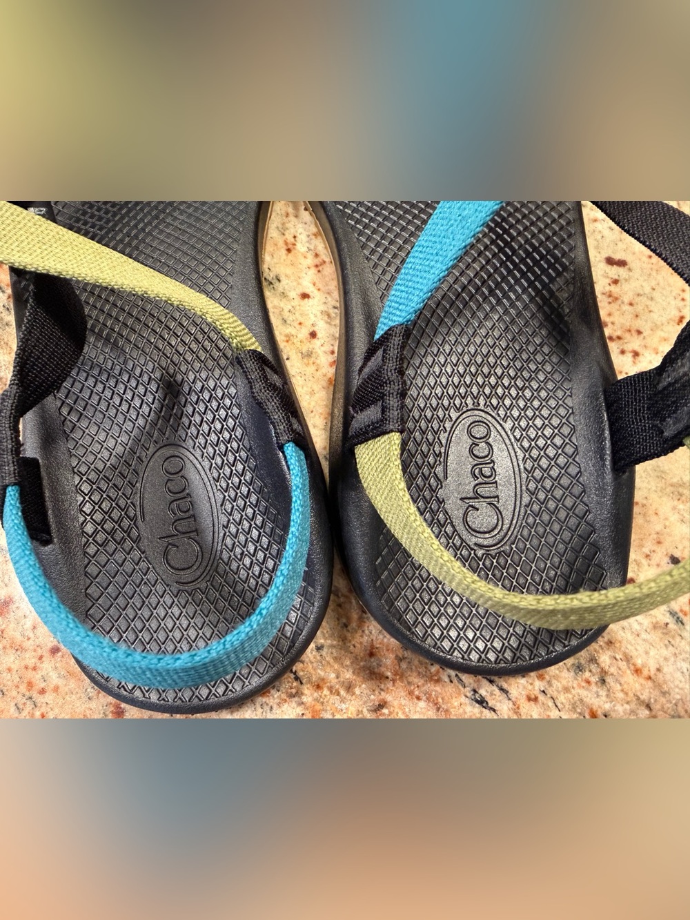 Chaco Bodhi Multicolor Toe Loop Strappy Sports Hiking Sandals Women’s Size 11 - Picture 10 of 14